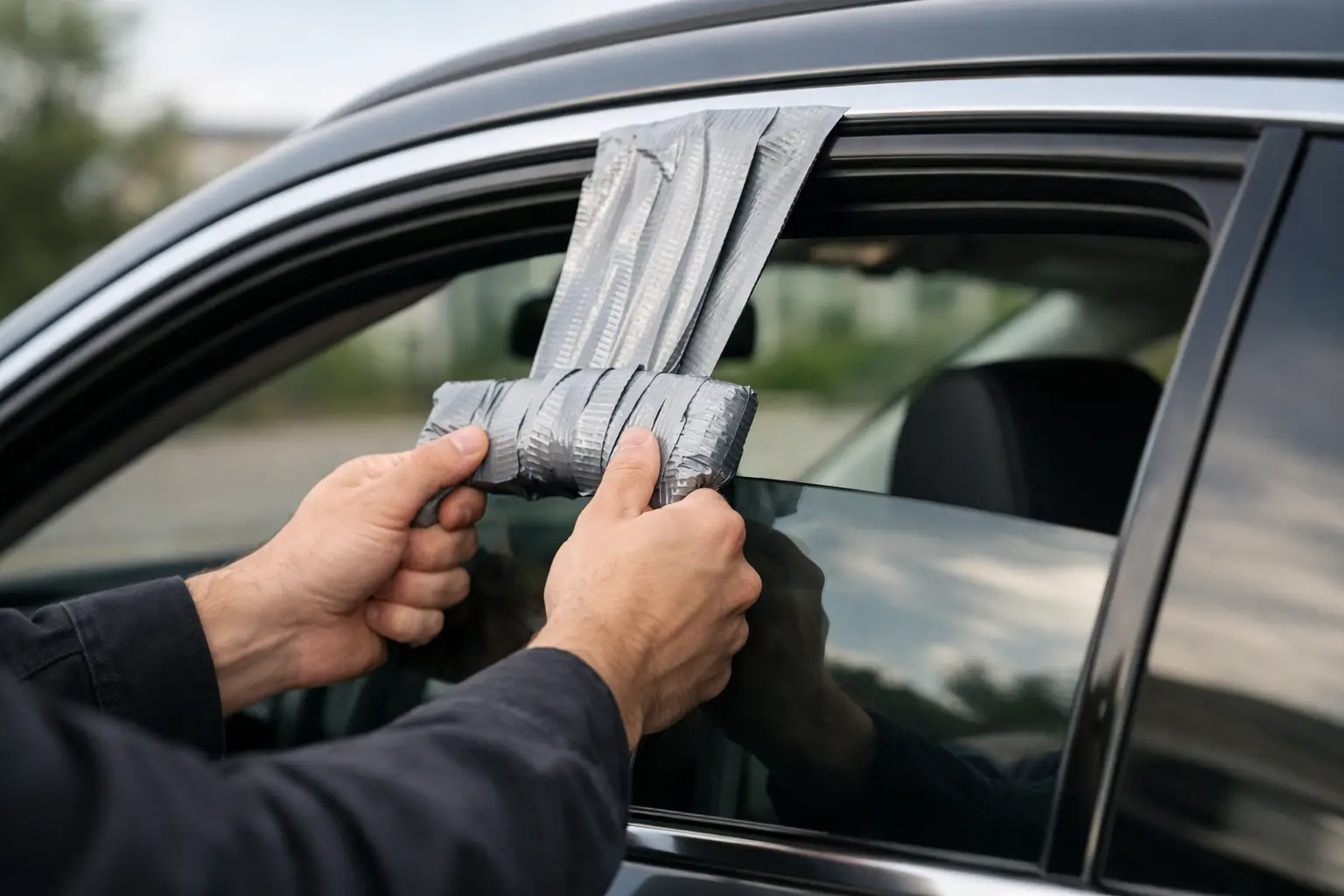 Can Duct Tape Really Open Car Windows?