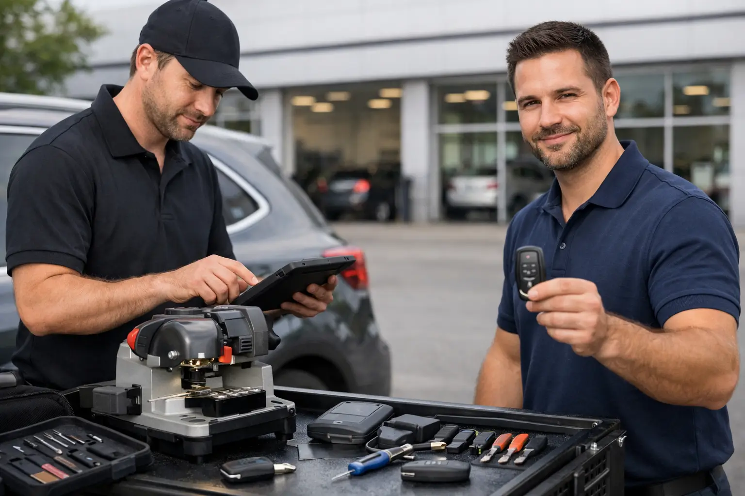 Dealer Locksmith Comparison for Car Key Help